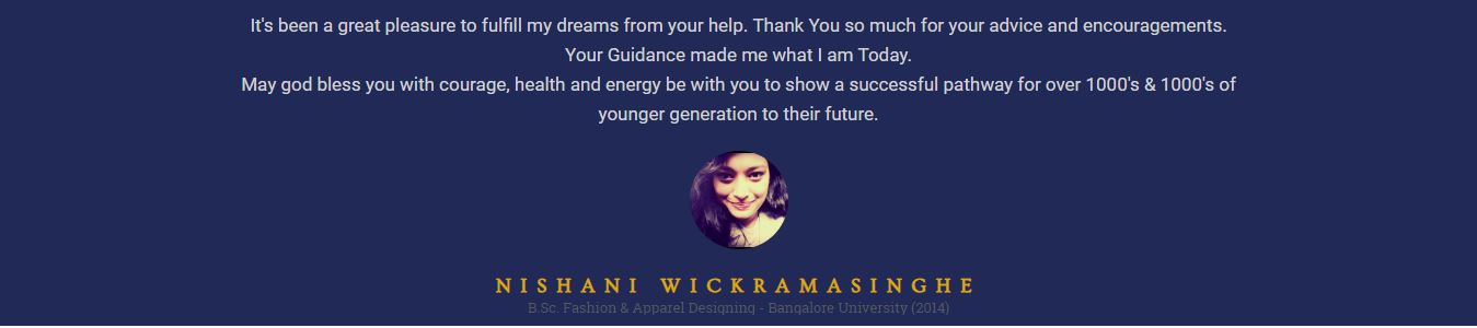 nishani wickramasinghe II
